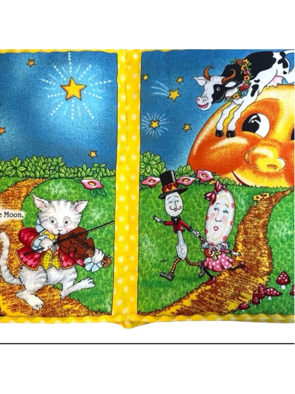 Mary Engelbreit Mother Goose Volume 1 Soft Fabric Cloth Book Baby Toddler